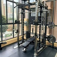 TT FLEX Rack d'entraînement complet, Machine Smith, Rack pour Squats et Bench Press, Équipement de musculation pour salle de sport à domicile