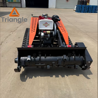 Tondeuse à gazon robotisée télécommandée personnalisée en usine, avec moteur diesel/essence, grande tondeuse à gazon, cultivateurs