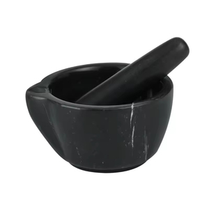 Juego de Mortero y Pilón de Piedra para Pimienta, <span class=keywords><strong>Ajo</strong></span>, Hierbas y Especias, Molinillo, Prensa, Triturador y Machacador, Suministro de Fábrica - Product Image 3