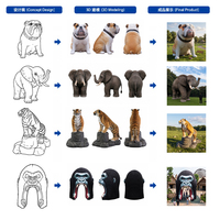 Inflables Gigantes Personalizados para Publicidad, Mascota Tigre Inflable, Animal Inflable Resistente al Agua, Decoración para Eventos y Fiestas al Aire Libre