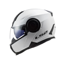 Casque modulaire à double visière LS2 FF902 pour hommes et femmes, haute performance, ABS, visière intégrale rabattable pour la course à moto