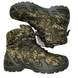 TSB07 Low Middle High Cut Outdoor Digital GREEN Camouflage Suede Cow Leather Tactical <b>Boots</b> <b>Hiking</b> Shoes - Product Image 6