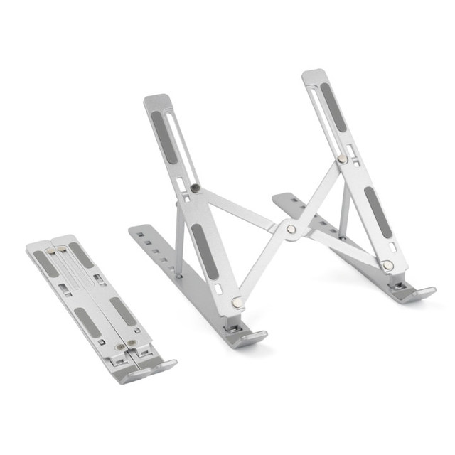 Adjustable Foldable Aluminum Computer Bracket Laptop Stand Pc Riser for Desktop