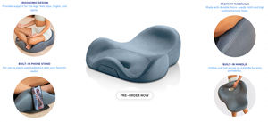 Cojín ergonómico de meditación Mindfulness con relleno de espuma para Yoga, alfombrilla de meditación, silla cómoda, cojín para silla - Product Image 5