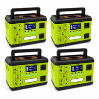 Estación de Energía Portátil de Respaldo para el Hogar de 600W, 537.6Wh LiFePO4, Onda Sinusoidal Pura, Carga Solar y por Coche, Control por Aplicación Bluetooth