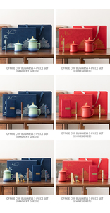 Cuaderno de Regalo De La Ciudad Prohibida de estilo chino, juego de regalo de negocios, marcapáginas, taza de té, juegos de regalo corporativos únicos con logotipo - Product Image 2
