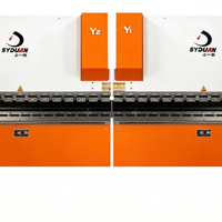 Presse plieuse CNC électrohydraulique à double liaison série WE67K 8000KN, 3 axes, machine à plier la tôle, certifiée CE
