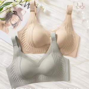 Nouveau soutien-gorge Pilates sans couture en nylon pour <span class=keywords><strong>femme</strong></span>, maintien doux, effet push-up, réduction des bretelles latérales, sensation seconde peau, sans armatures - Product Image 2