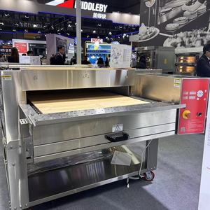 Forno a Nastro per <span class=keywords><strong>Pizza</strong></span> da 32 Pollici, Stile Italiano, con Pietra Refrattaria, Temperatura Massima 450°C ° <span class=keywords><strong>Fabbrica</strong></span> di <span class=keywords><strong>Pizza</strong></span> Pre-Cotta C per la Produzione di <span class=keywords><strong>Pizza</strong></span> - Product Image 1