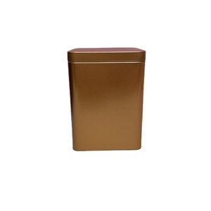 Tùy Chỉnh In Trống Nhỏ Vuông Kẹo Cookies Bao Bì Hộp Thiếc Có Thể Cà Phê Gia Vị Trà Tins - Product Image 1