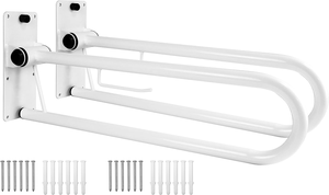 Accesorios de baño Barras de agarre plegables montadas en la pared de acero inoxidable para ancianos Baño Handicap Barras de agarre para inodoro - Product Image 2