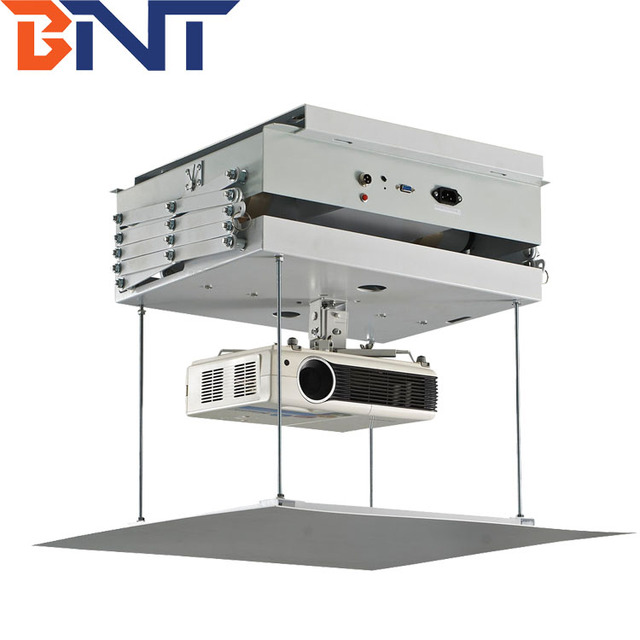 BNT Large Conference Motorized Projector Lift Heavy 100-500cm Ceiling Mount Bracket for Presentation Equipment & Accessories