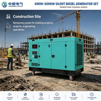 Générateur diesel compact Genatoppower 40 kW 60 kW 60 kVA, usage industriel, super silencieux, ATS automatique, télécommande, 60 Hz