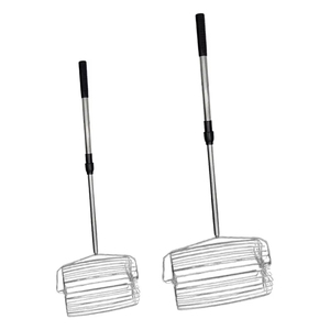 Ramasseur de balles de sport télescopique portable, bac à balles de tennis robuste à roulettes, ramassage facile des balles pour les activités d'entraînement - Product Image 1