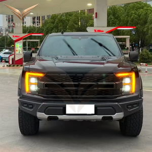 Kit de conversion de pare-chocs avant compatible avec le pick-up F150 2015-2020, transforme en style <span class=keywords><strong>Raptor</strong></span> 2021-<span class=keywords><strong>2023</strong></span>, calandre, capot et ailes - Product Image 3