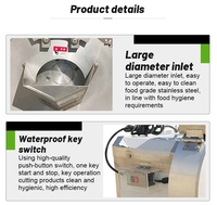 Professionele Kleine Bedrijven Lange Frietjes Snijden Ronde Chips Crinkle Cutter Machine