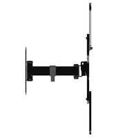 CHARMOUNT Support mural pour téléviseur à bras unique pivotant de haute qualité adapté au support de téléviseur LCD 26-55 pouces Support d'écran de moniteur