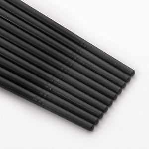 Palillos Chinos Personalizados de PPS con Diseño Impreso en Relieve, Aleación Negra Ecológica Reutilizable para Bodas - Product Image 3