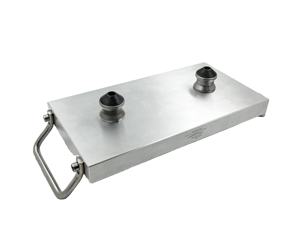 Système de serrage à <span class=keywords><strong>point</strong></span> zéro HPEDM <span class=keywords><strong>AMF</strong></span>, palette en acier à 2 centres pour fraisage CNC HE-R06753 - Product Image 2