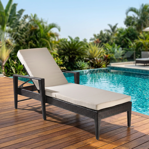 เก้าอี้อาบแดดหวายเทียมโครงอะลูมิเนียมสำหรับกลางแจ้ง รุ่น PRSB-038 จาก AD Furniture Corp - Product Image 3