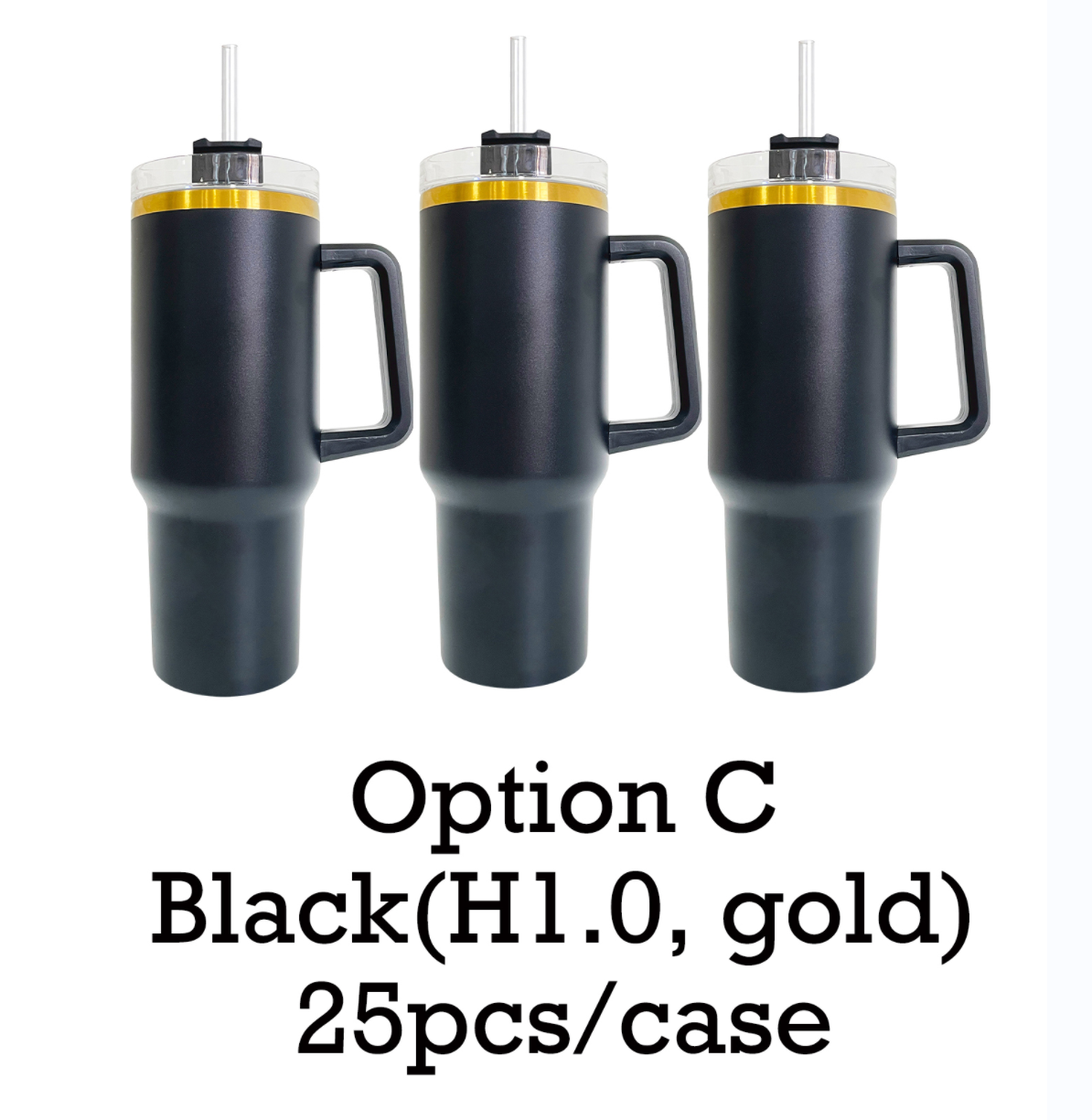 40ออนซ์สีดำทอง