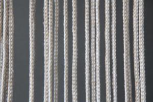 Rideau de <span class=keywords><strong>porte</strong></span> en corde de coton tissé bohème naturel pour salon, suspendu à la fenêtre - Product Image 3