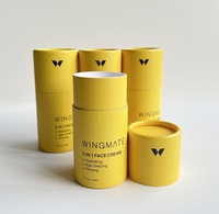Bâton de crème solaire recyclable dans un emballage en papier biologique Conteneur rond en gros de déodorant Tube en papier de bouteille de parfum avec logo personnalisé