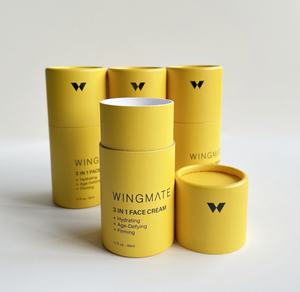 Barra de protección solar reciclable en embalaje de papel orgánico, contenedor de desodorante redondo al por mayor, botella de Perfume con logotipo personalizado, tubo de papel - Product Image 2