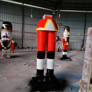 屋外の商業的な休日の装飾のための大型8フィートのガラス繊維のクリスマスくるみ割り人形の像 - Product Image 4