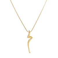 Nouveau Collier de Joaillerie Fine 2026 Étanche en Acier Inoxydable 316L avec Pendentif Torsadé pour Femme