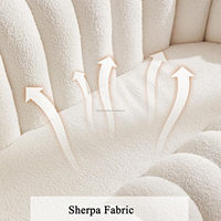 Chaise de canapé simple à la mode tapisserie d'ameublement en tissu de mousse convertible de style Tatami en forme de citrouille pour petits appartements balcons chambres à coucher