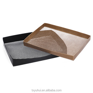 High Temperature Non-stick 4*4mm Brown Black Color PTFE Grill Mesh <strong>Basket</strong> - Product Image 3