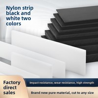 Barre carrée en nylon MC PA66/PA46 blanc, résistante à l'usure, longue tige en plastique, bloc carré robuste, plaque en plastique, modèle 006