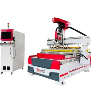 Fornecimento de fábrica SMARTECH Melhor Preço 132 ATC CNC Router CNC Wood Carving Cutting Machine maquina de madeira cnc