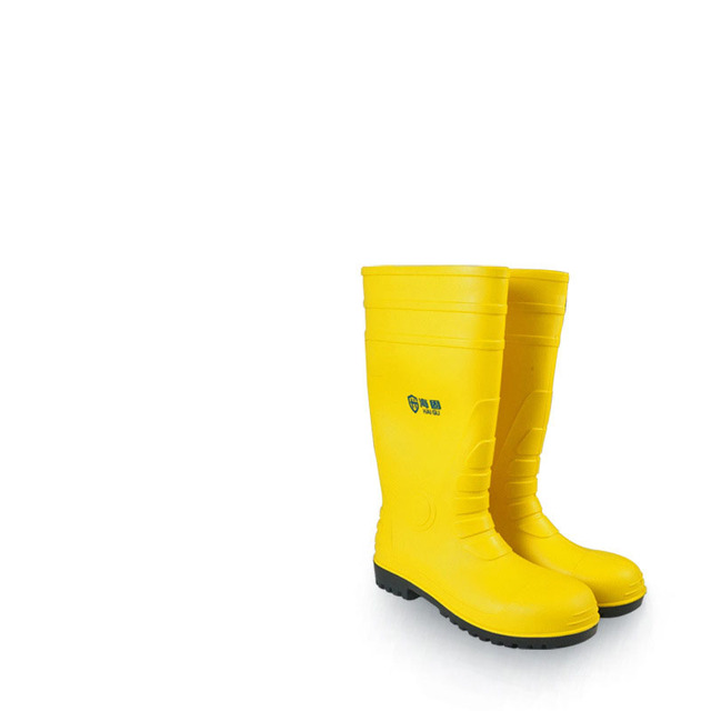 Waterproof Insulated Safety Shoes Chemical-Resistant Genuine Leather Boots with  Anti-Slip Unisex Foot Protection