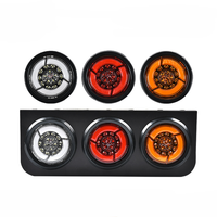 Prix de gros lampe unique trois lampes 24V LED feux arrière de camion pour remorques frein tourner marche arrière camion feux arrière