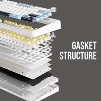 Clavier Mécanique Sans Fil AULA F75 75% Gasket 80 Touches avec Keycaps PBT et Rétroéclairage RGB pour le Gaming, Disponible sur Alibaba