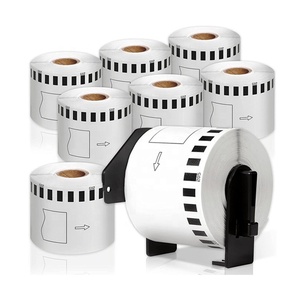 Rollo de Etiquetas Térmicas Autoadhesivas Impermeables Compatibles con <span class=keywords><strong>Brother</strong></span> DK-22205, 62 mm x 30,48 m, para Impresoras de Etiquetas <span class=keywords><strong>QL</strong></span>-700 <span class=keywords><strong>QL</strong></span>-<span class=keywords><strong>800</strong></span> - Product Image 3
