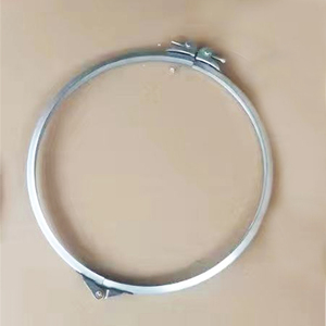 100mm nhanh chóng phù hợp với ống mạ kẽm kẹp đòn bẩy khóa phát hành kẹp kim loại vòng mỏng cho ống dẫn tròn trong bộ sưu tập bụi - Product Image 5