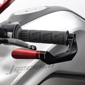 แฮนด์มอเตอร์ไซค์อลูมิเนียม22มม. อุปกรณ์ป้องกันมือสำหรับ <span class=keywords><strong>Vespa</strong></span> GTS 250 <span class=keywords><strong>300</strong></span> Sprint Primavera 150 LX <span class=keywords><strong>PX</strong></span> 125 200 - Product Image 4