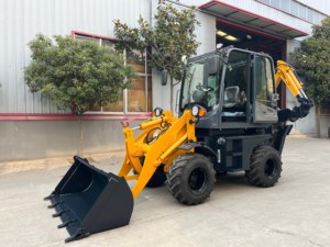 Minicargadora Retroexcavadora Hidráulica Diesel Archer de Venta Caliente <span class=keywords><strong>con</strong></span> Bomba Hidráulica, <span class=keywords><strong>Pala</strong></span> Delantera y <span class=keywords><strong>Excavadora</strong></span> Trasera, Tracción 4x4 - Product Image 6