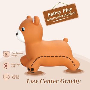 Không Khí Đầy Inflatable Nhảy Ngựa Và Bouncy Đối Tác Vui Vẻ Đồ Chơi Cho Trẻ Em Nhựa Cao Su Trampoline Để Đi Xe Cho Gấu - Product Image 2