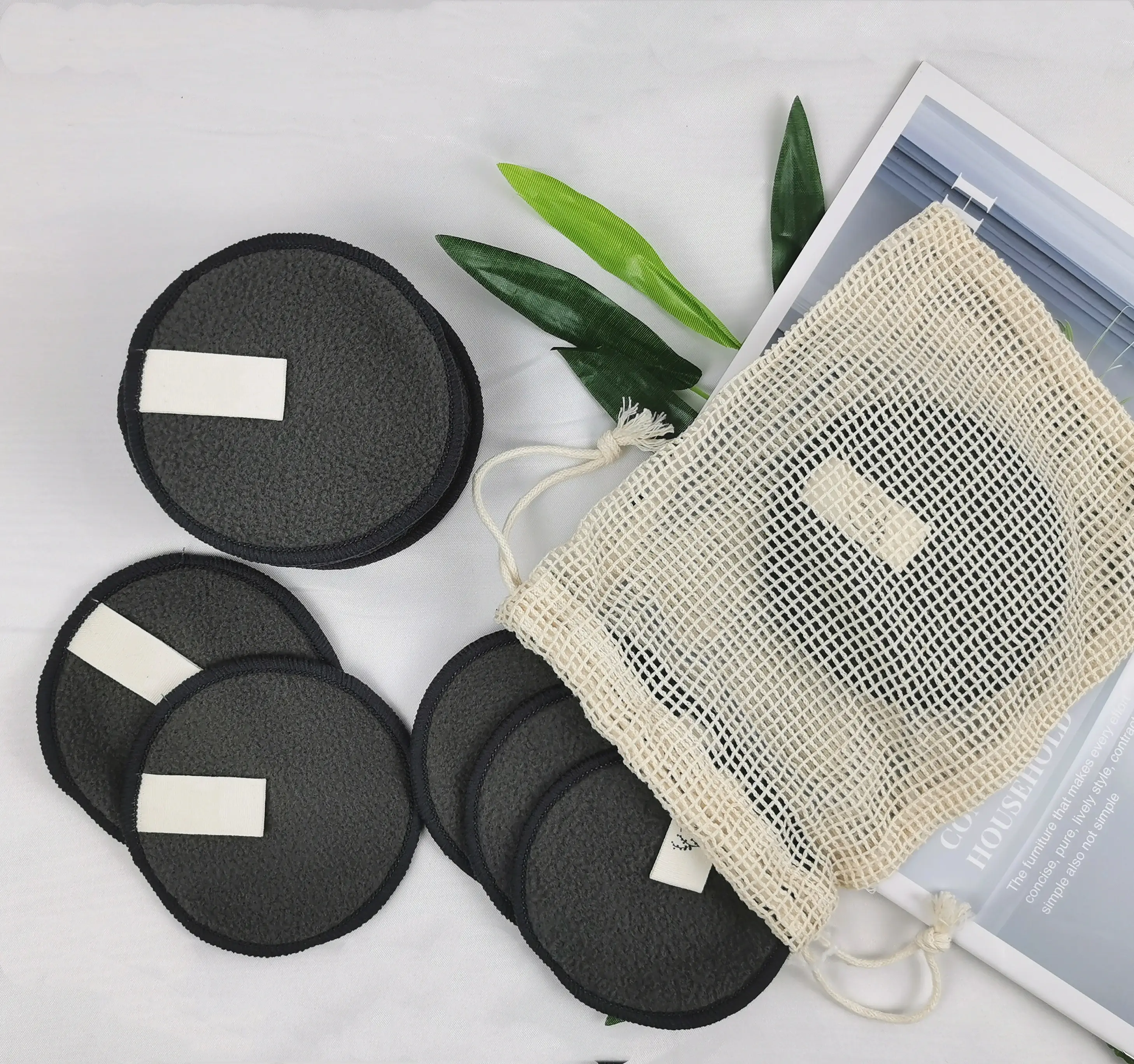 Reusable Makeup Remover Cotton Natural 100% Pure Cotton Reusable Make Up Pads Set Reusable Makeup Remover Pads In Box Makeup Cleansing Pad