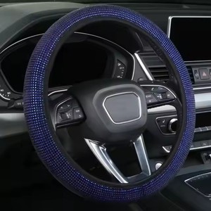 Decoración Interior <span class=keywords><strong>de</strong></span> coche <span class=keywords><strong>para</strong></span> <span class=keywords><strong>mujer</strong></span>, cubierta <span class=keywords><strong>de</strong></span> volante <span class=keywords><strong>de</strong></span> diamante a la moda, diamantes <span class=keywords><strong>de</strong></span> imitación ostentosos <span class=keywords><strong>de</strong></span> fibra - Product Image 6