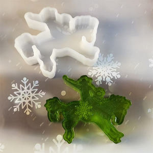 Moldes de fundición de resina hechos a mano para adornos decorativos DIY Ins estilo silicona montar un caballo ornamento molde X0153 - Product Image 4