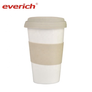 Everich Tasses Pour Le Thé Et le Café 300 ml En Céramique <span class=keywords><strong>Gobelet</strong></span> Froissé Avec Couverture Colorée - Product Image 2