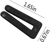 3 Ventilateur de Plafond Lame Équilibrage Kit D'équilibrage De Ventilateur Kits Comprennent 3 PIÈCES En Plastique D'équilibrage Clip et 6 PIÈCES Auto-Adhésif 5G Poids