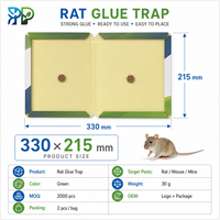 Piège à colle pliable pour souris et rats, forte adhérence, non toxique, pour le contrôle des rongeurs en intérieur - Offre Spéciale