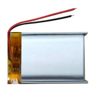 Baterai Lithium Ion Polimer 3.7V 400mAh 702030 2 Kabel untuk Speaker TWS, SMART WATCH, GPS, HEADPHONE, Pena Rekam L040