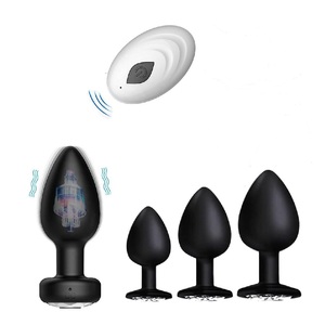 Vibrerende anale plug set met 10 vibratiemodi, seksspeeltjes voor volwassenen, prostaatmassagestokjes voor mannen en vrouwen - Product Image 1
